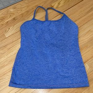 Blue lululemon tank